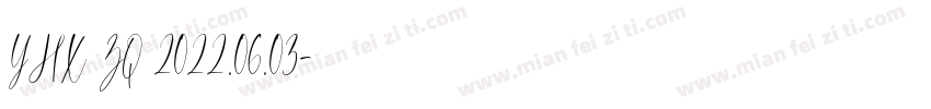 YHX ZQ 2022.06.03字体转换
